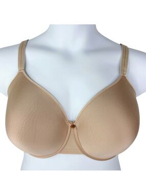 Chantelle C Essential Full Coverage Smooth Bra sz 36DDDD * Nude Sand Beige Tan